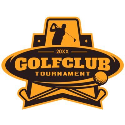 Golf club Tournament logo template 05 Thumbnail