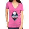 Tultex 214 - Ladies' Slim Fit Fine Jersey V-Neck Thumbnail