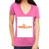 Tultex 214 - Ladies' Slim Fit Fine Jersey V-Neck Thumbnail