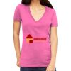 Tultex 214 - Ladies' Slim Fit Fine Jersey V-Neck Thumbnail