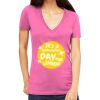 Tultex 214 - Ladies' Slim Fit Fine Jersey V-Neck Thumbnail