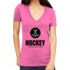 Tultex 214 - Ladies' Slim Fit Fine Jersey V-Neck Thumbnail