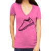 Tultex 214 - Ladies' Slim Fit Fine Jersey V-Neck Thumbnail