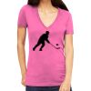 Tultex 214 - Ladies' Slim Fit Fine Jersey V-Neck Thumbnail