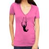 Tultex 214 - Ladies' Slim Fit Fine Jersey V-Neck Thumbnail
