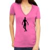 Tultex 214 - Ladies' Slim Fit Fine Jersey V-Neck Thumbnail
