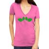 Tultex 214 - Ladies' Slim Fit Fine Jersey V-Neck Thumbnail