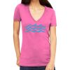 Tultex 214 - Ladies' Slim Fit Fine Jersey V-Neck Thumbnail