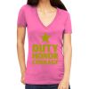 Tultex 214 - Ladies' Slim Fit Fine Jersey V-Neck Thumbnail