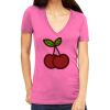 Tultex 214 - Ladies' Slim Fit Fine Jersey V-Neck Thumbnail