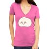Tultex 214 - Ladies' Slim Fit Fine Jersey V-Neck Thumbnail