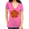 Tultex 214 - Ladies' Slim Fit Fine Jersey V-Neck Thumbnail