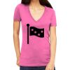 Tultex 214 - Ladies' Slim Fit Fine Jersey V-Neck Thumbnail