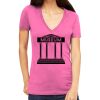 Tultex 214 - Ladies' Slim Fit Fine Jersey V-Neck Thumbnail